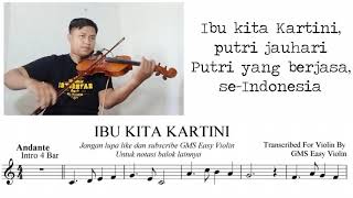Download lagu [Free Sheet] Ibu Kita Kartini - WR Soepratman || Violin Sheet Music mp3