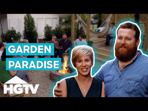 Ben And Erin Transform A Jungle Backyard Into A Paradise | Home Town