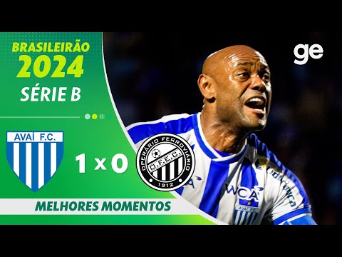 Gols e lances de Avaí x Operário
