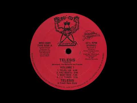 Telesis Featuring Brickhard, The Mechanik And Friends - Fac Beats ( Kru-Cut Records 1987 )