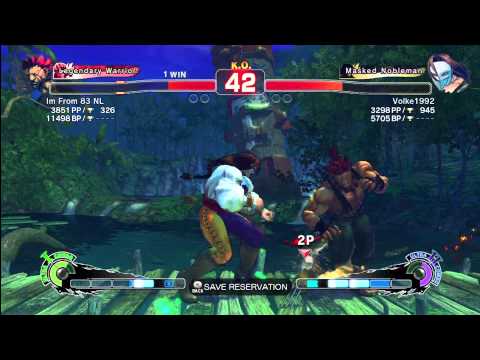 SSF4 AE [Akuma] Im from 83 NL vs Volke1992 [Vega]