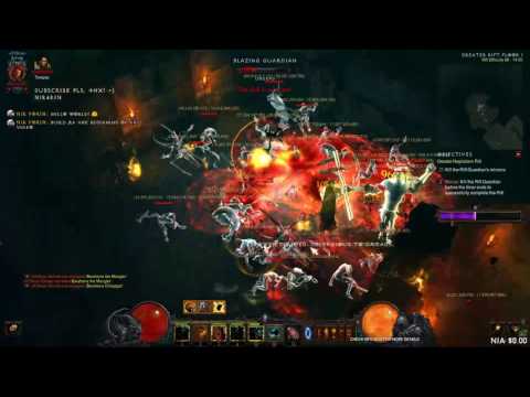 Diablo 3 2.4.3/2.5.0 Barbarian Whirlwind Wastes (WW) Build stream nik4kin 1080@60