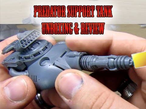 Horus Heresy Predator Support Tank - Unboxing and Review