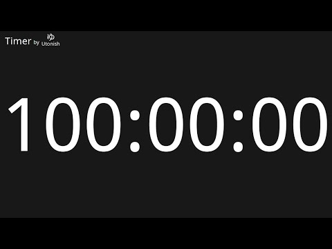 100 Hour Countup Timer