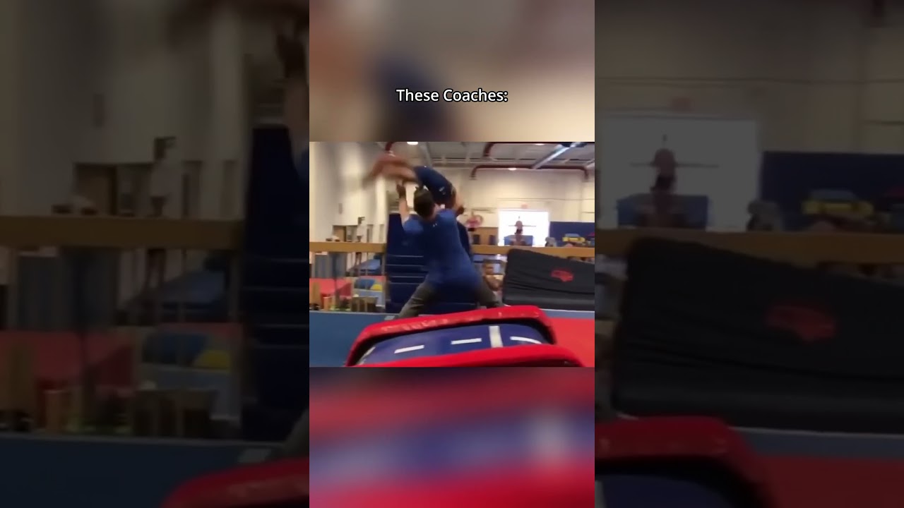 Spotters are the real heros🫡 #gymnastics #coach #save #fail