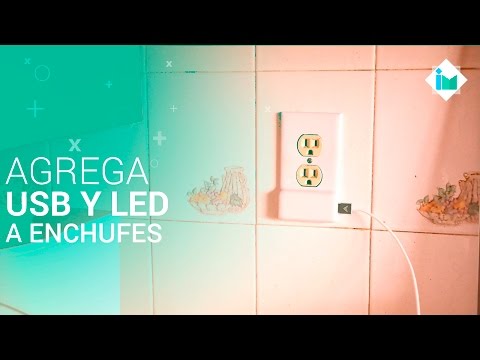 Agrega USB y LEDS a tus enchufes