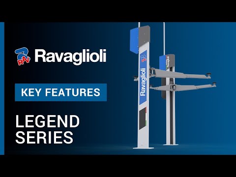 Ravaglioli LEGEND SERIES - Elektromechanische 2-Säulen-Hebebühnen - Key Features