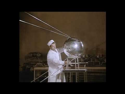 Radio Moscow's news announcement of Sputnik 1, October 4, 1957.