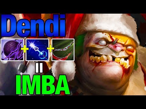 Dendi Pudge - IMBA COMBO EZ HOOKS - Full Game