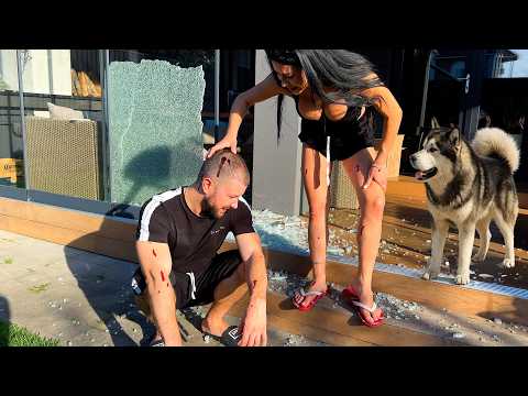 ВЗОРВАЛОСЬ СТЕКЛО! ВСЕ В КРОВИ!