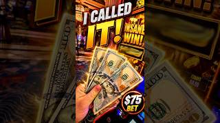 I Called IT! Insane $75 Bet Bonus DELIVERS On The Last Spin! #casino #slots #jac