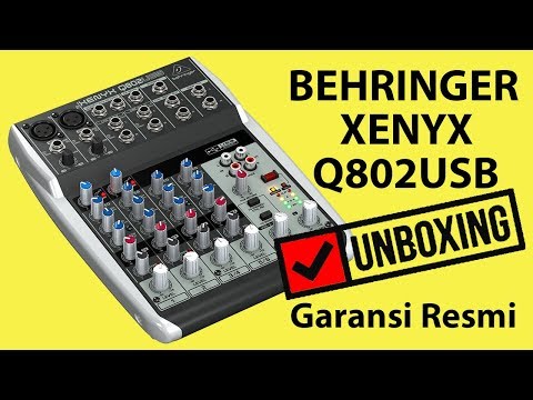 UNBOXING - USB Soundcard Mixer Behringer XENYX Q802USB