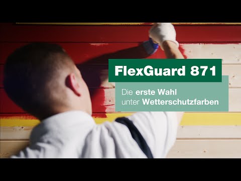 Lignodur FlexGuard 871 - die verlässliche Holzdeckfarbe mit höchstem Wetterschutz!