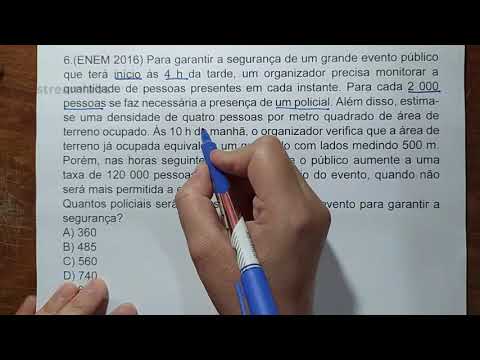 RESOLUÇÃO QUESTÃO 156 ENEM 2016 (Prova azul)