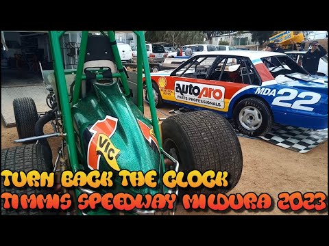 Vintage Speedway Mildura pit walk 2023