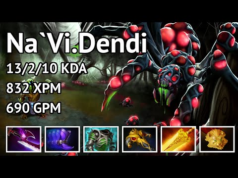 Dota Memories Na`Vi.Dendi - Broodmother highlights - Game 3440372377 - Dota 2