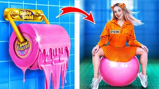 Como levar doces para a prisão! Incríveis truques com comida e situações engraçadas!