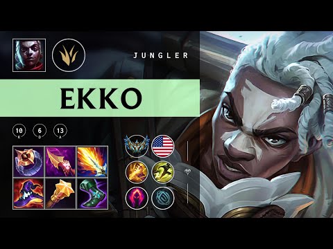 Ekko Jungle vs Kha'Zix - NA Challenger Patch 25.22
