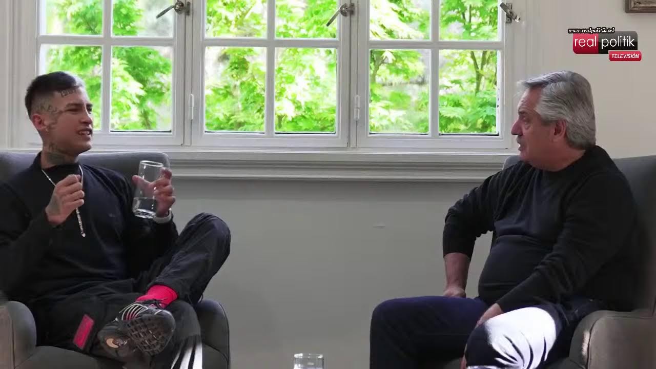 Operativo post PASO: En búsqueda del voto joven, Alberto Fernández recibió a L-Gante en Olivos