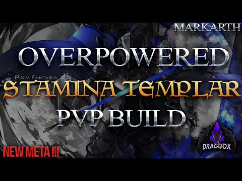 OVERPOWERED STAMINA TEMPLAR PvP BUILD - META SOLO & GROUP BUILD! | ESO Markarth DragooX