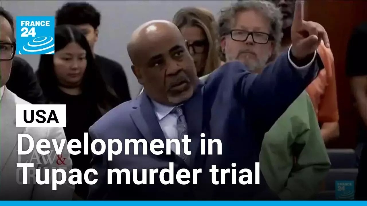 The gang boss accused of killing rapper Tupac blames his nephew in murder trial • FRANCE 24