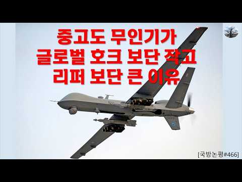 중고도 무인기가 글로벌 호크 보단 작고 리퍼 보단 큰 이유