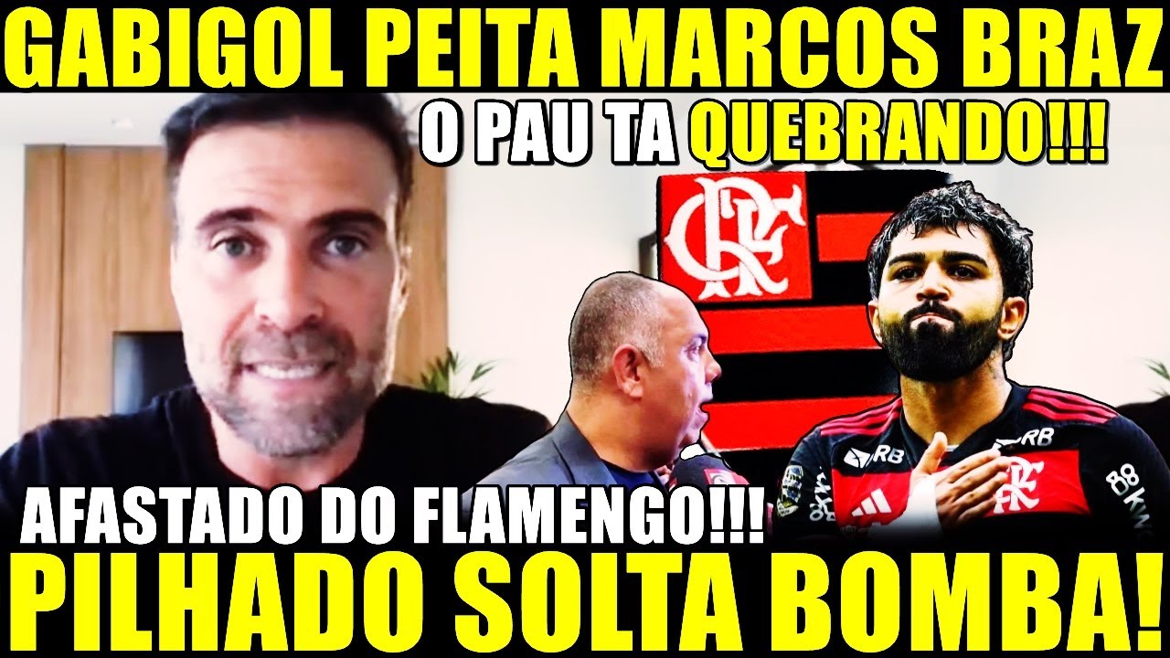 SUPER PLANTÃO URGENTE! GABIGOL DERRUBA BRAZ E LANDIM! O PAU TA QUEBRANDO NO FLAMENGO! NOTA OFICIAL!