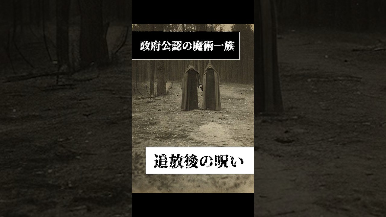 かつて政府に公的に雇われた魔術師一族がいた・・・#架空世界の都市伝説