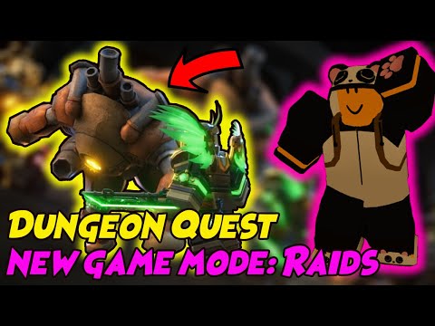 *NEW UPDATE* Boss Raids on Dungeon Quest Roblox!