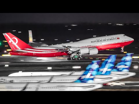 30 MINUTOS de decolagens e pousos em close-up no JFK | Localização de aviões no aeroporto John F. Kennedy de Nova York