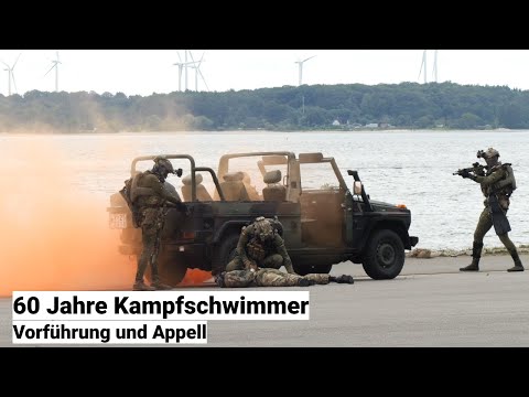 Kampfschwimmer feiern 60. Geburtstag - Vorführung des Kommando Spezialkräfte der Marine (KSM)