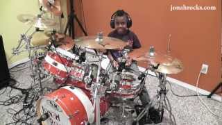 Foo Fighters - Everlong, 7 Year Old Drummer, Jonah Rocks