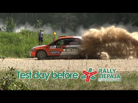 Rally Liepāja 2020. Test day