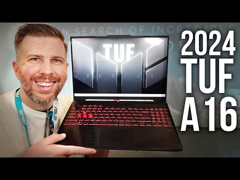 video - Asus TUF A16, Ryzen 9-7940HX, RTX 4060, 16 GB DDR5-5200, 512 GB SSD, QHD+ 165 Hz 430 nits 100% sRGB