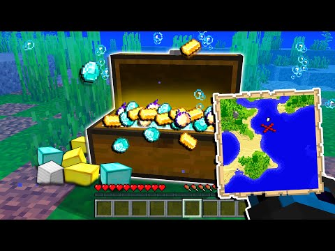 TROVO IL TESORO NASCOSTO SOTTO IL MARE - MINECRAFT ITA