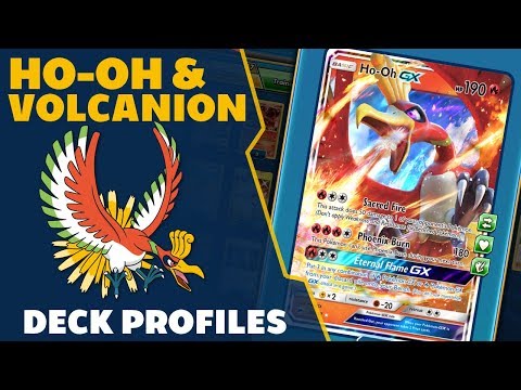 Deck Profile Ep 52 -Ho-oh GX and Volcanion- Pokemon Trading Card Game Online