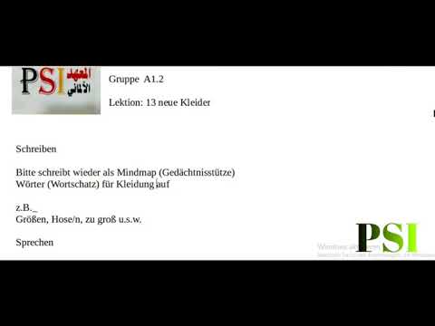 A1 2 Lektion 13 A