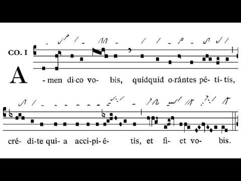 Amen dico vobis: quidquid orantes petitis