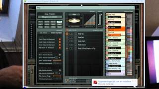 Video thumbnail for MegaDRUM-32 device & Roland CY-15R by angr77