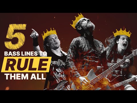 TOP 5 BEGINNER METAL BASS LINES (to rule them all) 🔥😈🔥