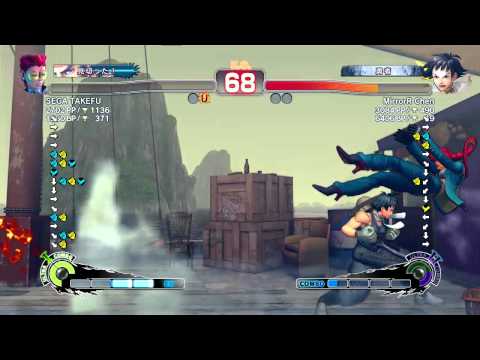 SEGA TAKEFU ( C.Viper ) vs MirrorR Chen ( Makoto ) - SSF4 AE Ranked