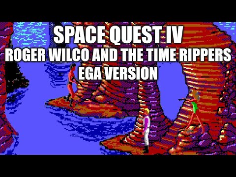 SPACE QUEST IV (EGA VERSION) Adventure Game Gameplay Walkthrough - No Commentary Playthrough