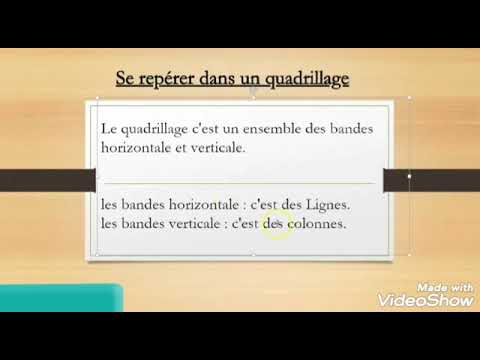 Se repérer dans un quadrillage : situer une case (1)