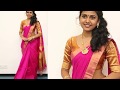 Indian Lady Actress In Sexy Saree Navel Hips Photoshoot