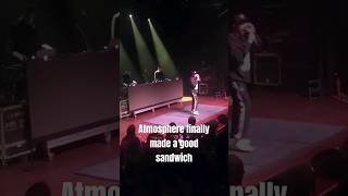 Atmosphere - Trying to Find a Balance Live The DeTour Town Ballroom Buffalo, NY 08-19-2023