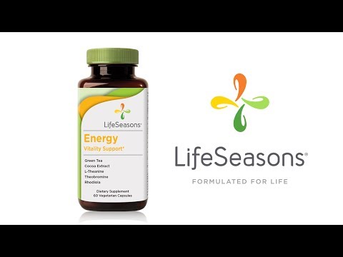 Energy Vitality Support Supplement from LifeSeasons