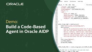 How to Build and Deploy a Code-Based AI Agent in Oracle AI Data Platform