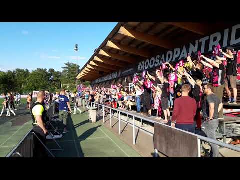 Nõmme Kalju FC - Paide 1-1 at Hiiu Stadium the players enters the pitch