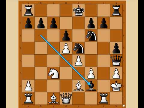 Neverovatni šahovski mehanizam koji uvlaci Kralja u matnu mrežu ⭐⭐⭐⭐  TENNANT vs STEINITZ # 2321