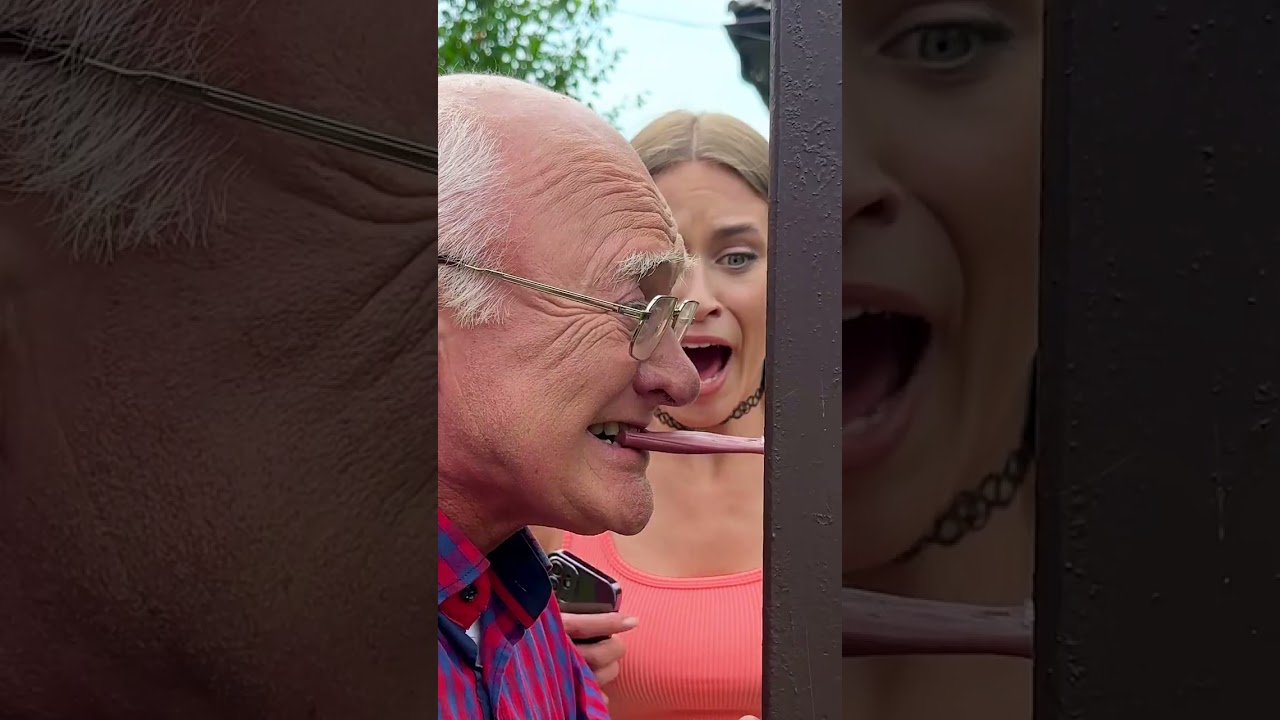 Grandpa's Hilarious Pole Prank Gone Wrong! 😂
